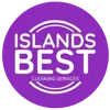 Islands Best logo purple circle with white text